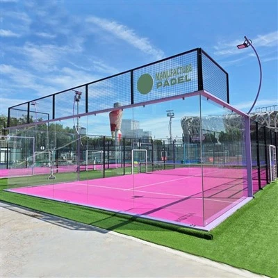 Clôture du terrain de padel